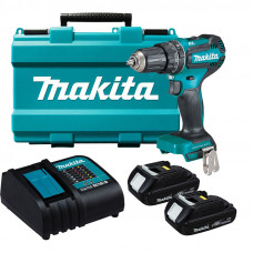 Аккумуляторная ударная дрель-шуруповерт Makita DHP485SYE (18V, 2 x 1,5Ah, Li-Ion)