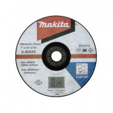 Шлифовальный диск по металлу Makita A36P 115х6х22мм A-80927